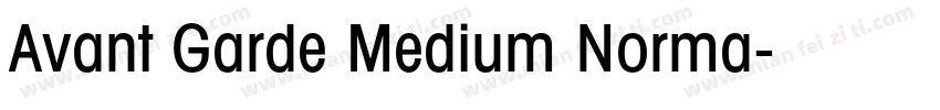 Avant Garde Medium Norma字体转换